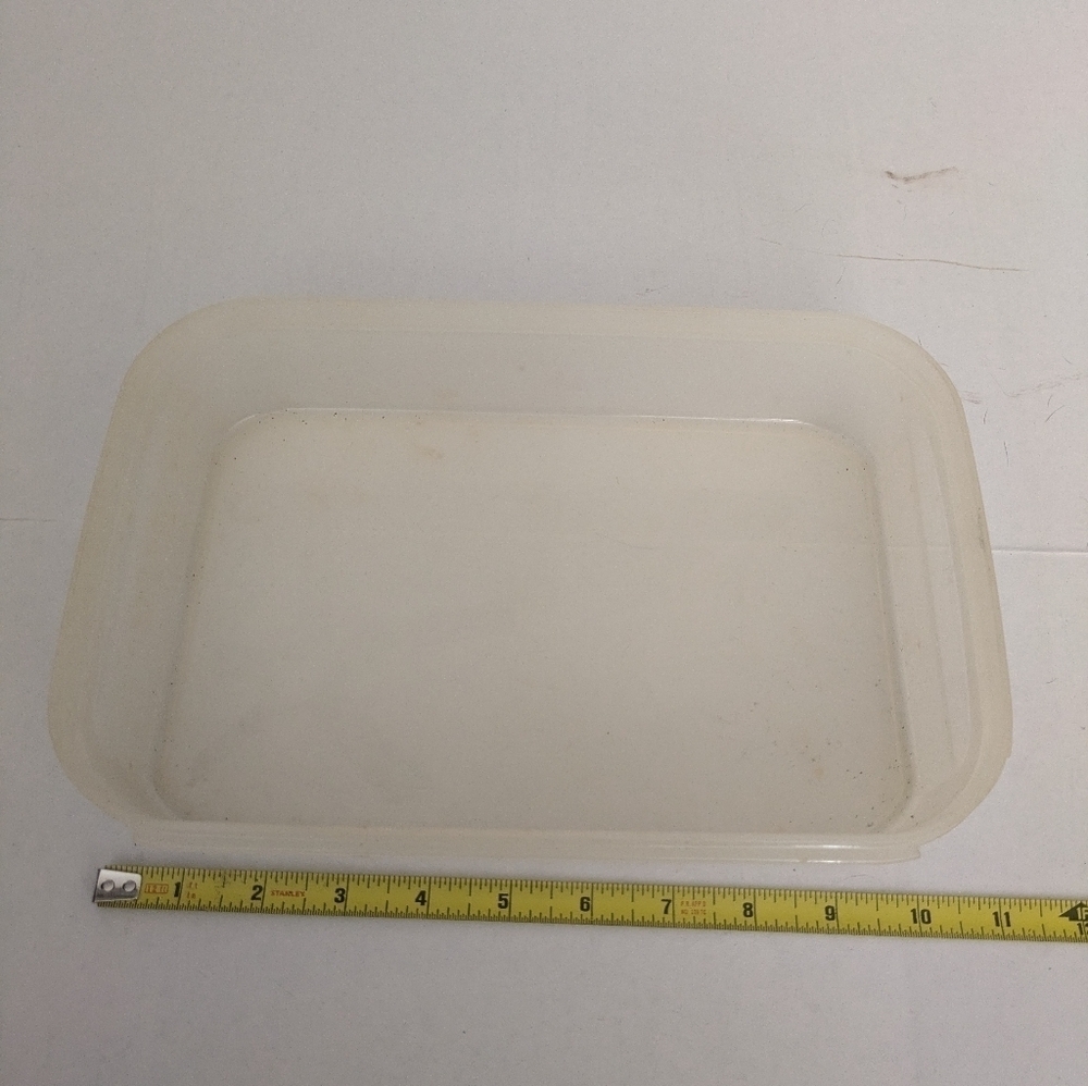 Tupperware Container Meat Marinade Clear,no lid